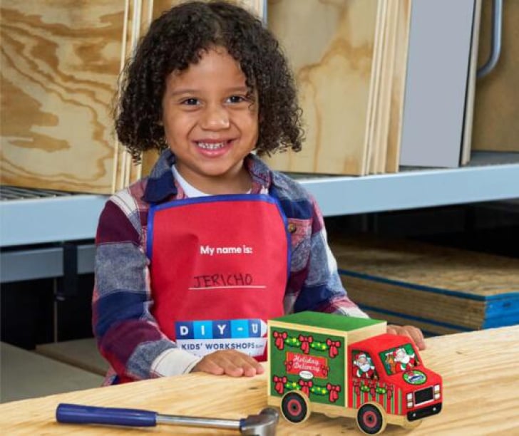 Free Holiday Delivery Truck DIY Craft - Lower's! DEC 16th